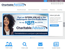 Tablet Screenshot of charitableadvisors.com